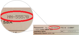 Produktnummer Panasonic-ersatzteile