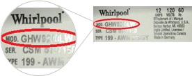 Produktnummer Whirlpool-ersatzteile