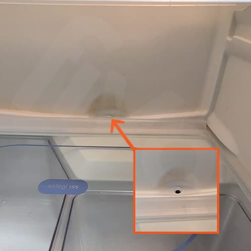 Ablaufloch Kühlschrank reinigen Ablaufloch Kühlschrank