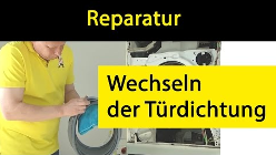 T&uuml;rdichtung einer Waschmaschine austauschen